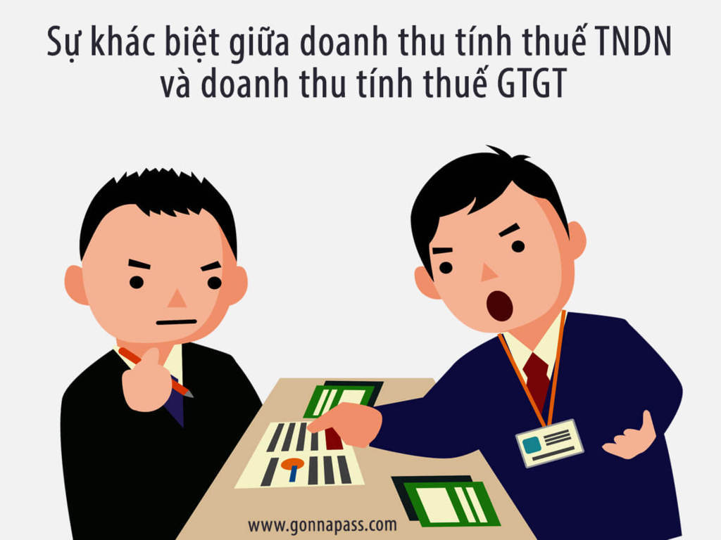 So sánh doanh thu tính thuế GTGT và tính Thuế TNDN