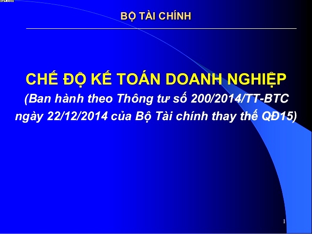 Khóa học thực hành kế toán các loại hình DN theo TT 200/2014/TT-BTC